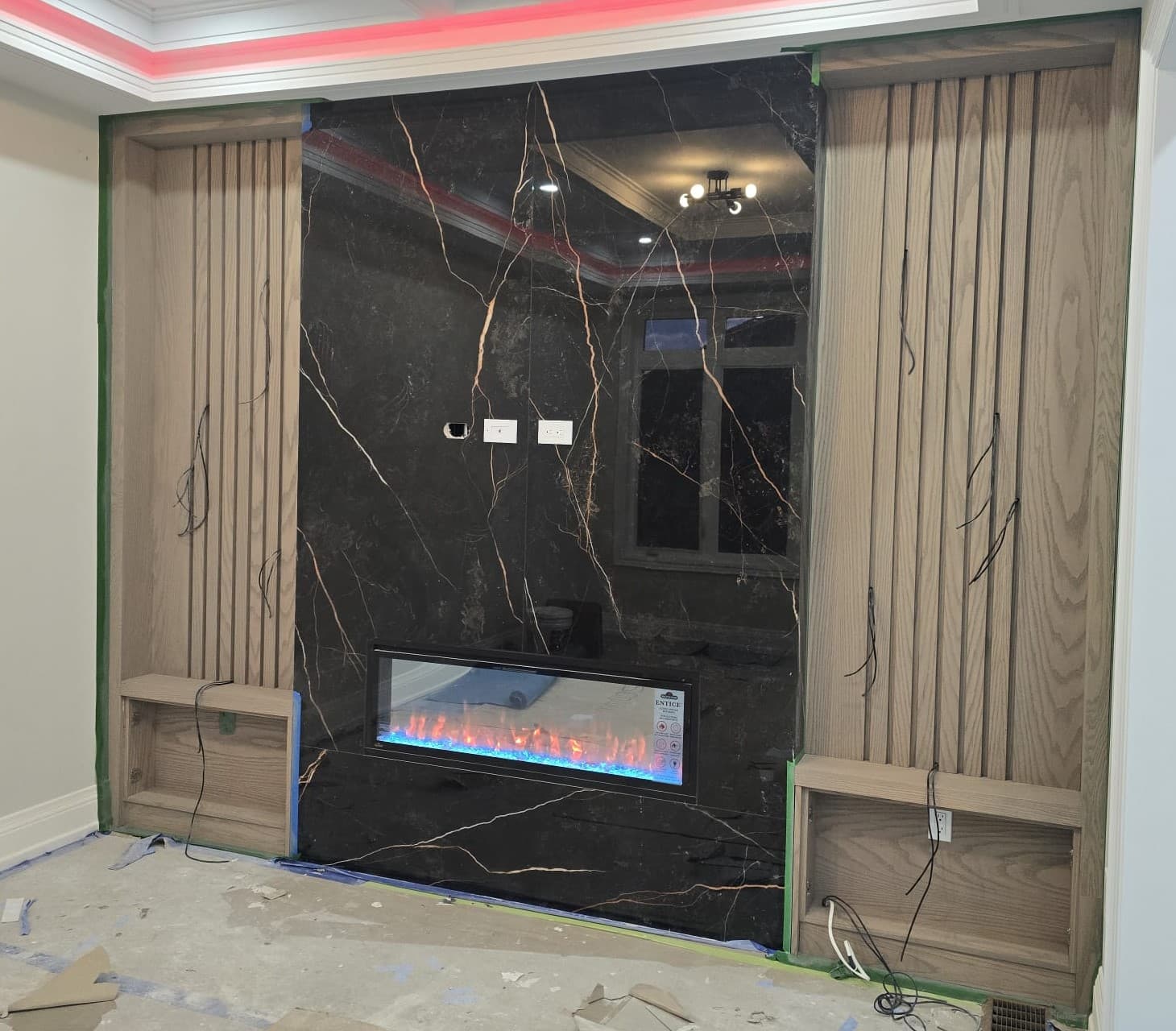 Fireplace Tile Installation
